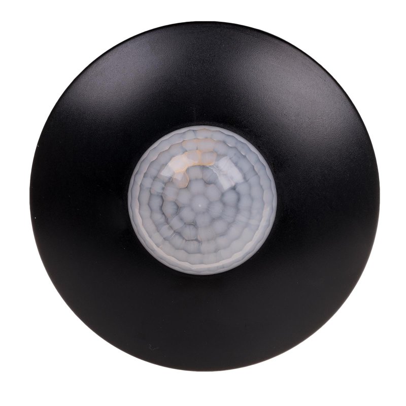 Sufitowa czujka ruchu PIR DR-06 B czarny 24 V