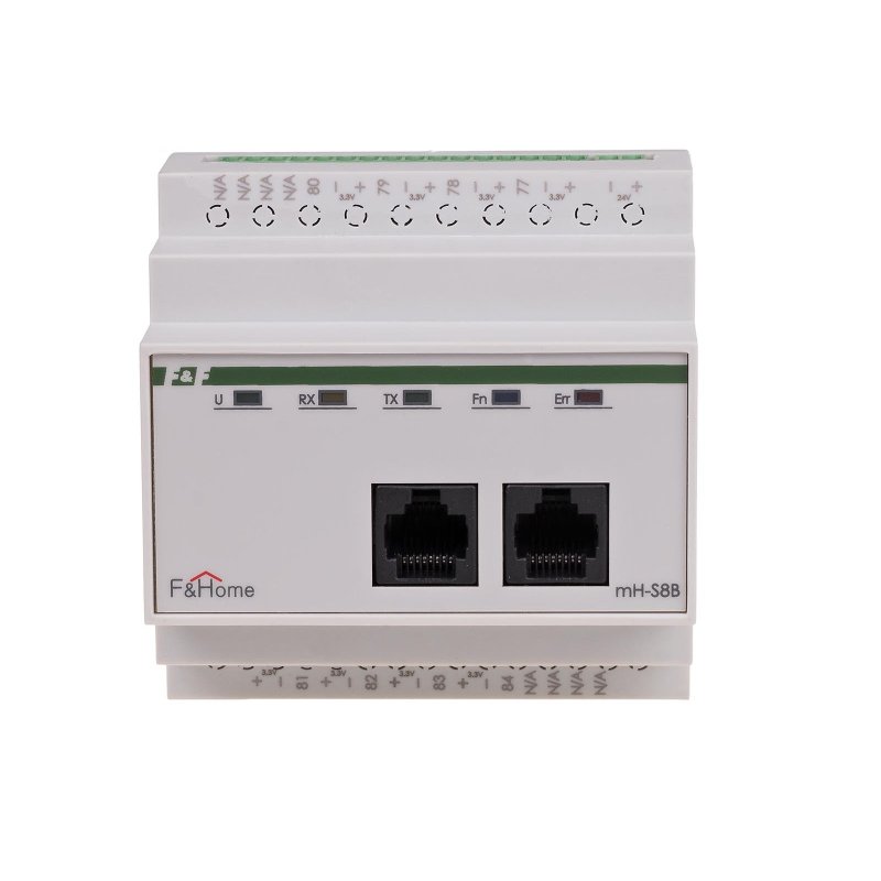 8-kanalowy moduł czujników temperatury przewodowego F&Home mH-S8-1 LEVEL 1
