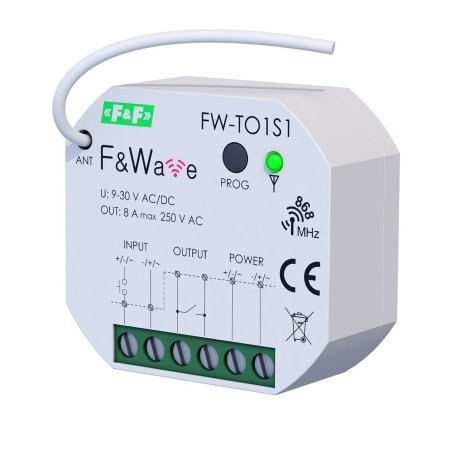 Sterownik do bram i furtek polskiego radiowego systemu F&Wave