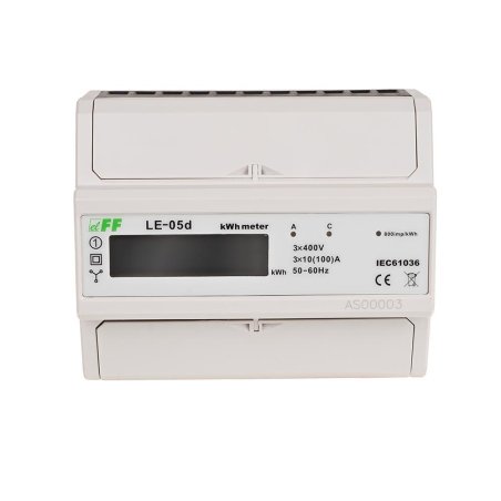 Licznik zużycia energii LE-05d bez przewodu neutralnego - układ Arona.