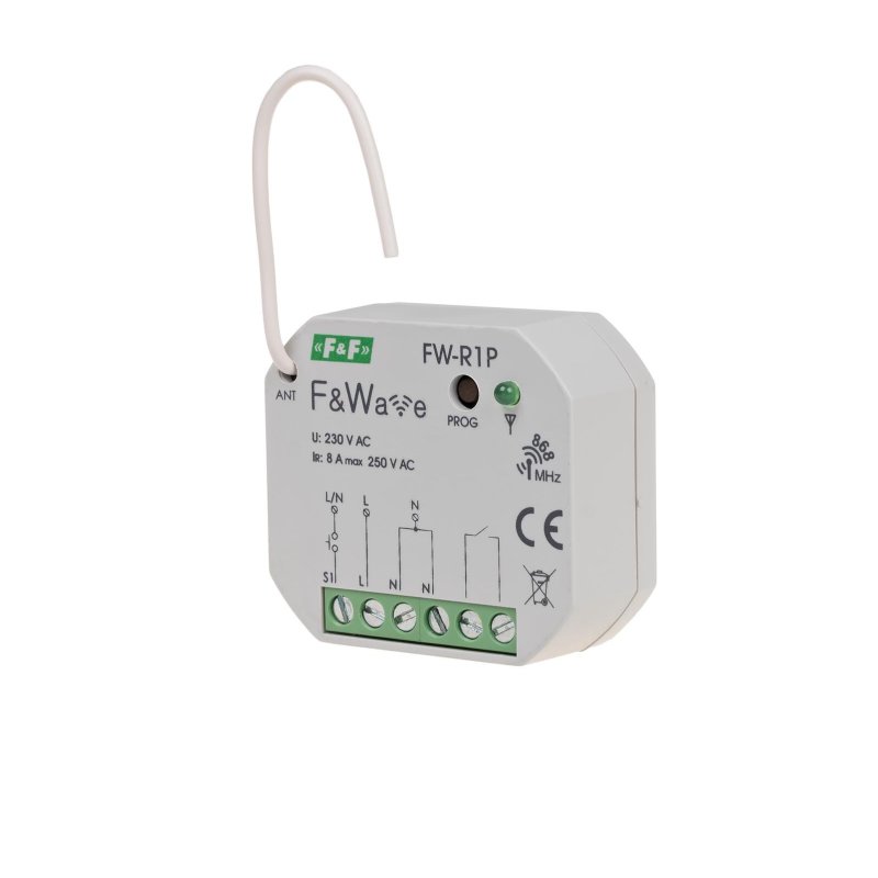 FW-R1P radiowy przekaźnik bistabilny pojedynczy