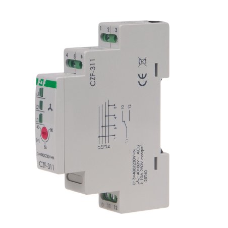 Czujnik zaniku fazy CZF-311 zabezpieczenie pracy silnika elektrycznego