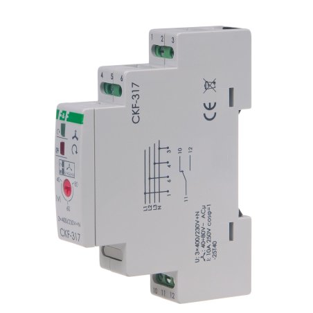 Czujnik kolejności i zaniku fazy CKF-317 dla silnika elektrycznego