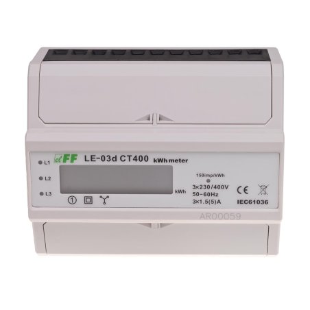 licznik 3 fazowy zużycia energii elektrycznej LE-03d CT400