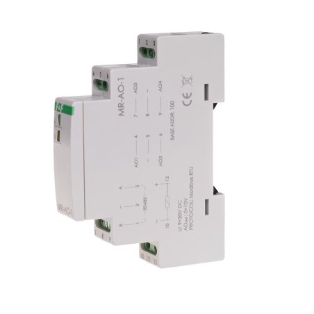 MR-AO-1 moduł wyjść analogowych z wyjściem MODBUS RTU