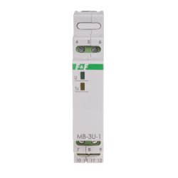 Przetwornik pomiaru napięcia MB-3U-1 3-fazowego z wyjściem MODBUS RTU.