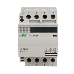 Elektromagnetyczny stycznik 3 modułowy ST63-40 24V