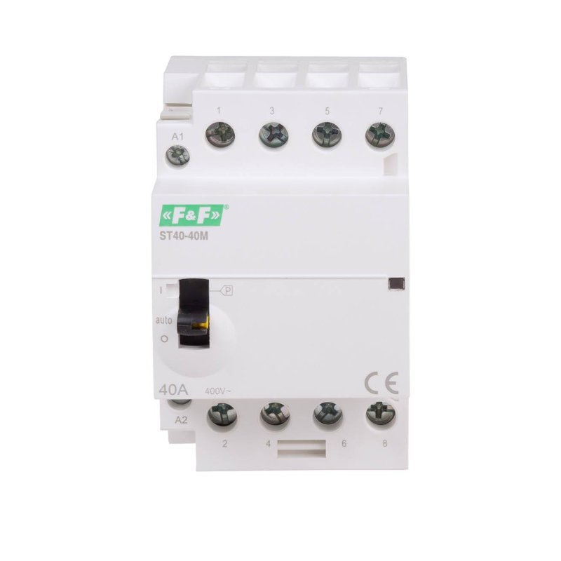 modułowy elektromagnetyczny stycznik z ręcznym sterowaniem ST40-40-M