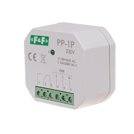 Przekaźnik elektromagnetyczny PP-1P 230 V