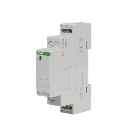 Przekaźnik elektromagnetyczny do LED PK-1Z-LED 230 V