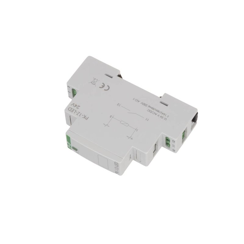 Współpracujący z LED przekaźnik elektromagnetyczny PK-1Z-LED 24 V