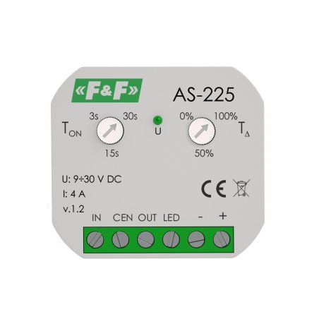 Sterownik schodowy AS-225 F&F Filipowski | Kaskadowy efekt fali LED