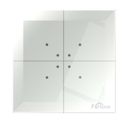 Dotykowy przycisk szklany GS4-AC-T-W działa na zbliżenie dłoni