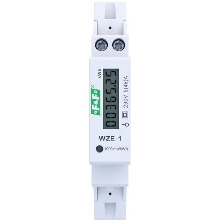Jednofazowy licznik zużycia energii z wyświetlaczem LCD WZE-1