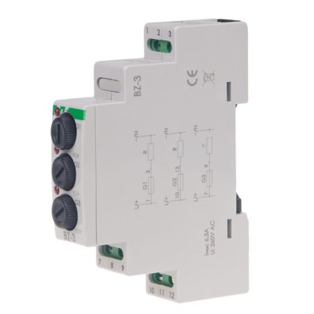 Bezpiecznik modułowy trójgniazdowy BZ-3