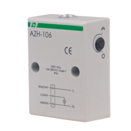 Zmierzchowy automatyczny włącznik oświetlenia AZH-106 230 V