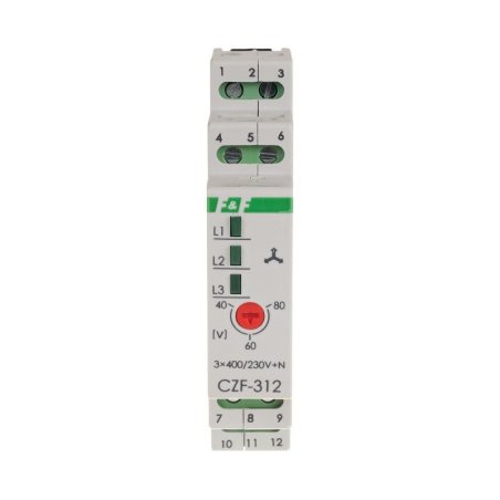 Czujnik zaniku fazy CZF-312 bez opóźnienia zadziałania