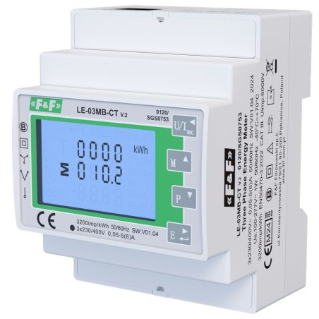 licznik zużycia energii LE-03MB CT ze zdalnym odczytem wskazań