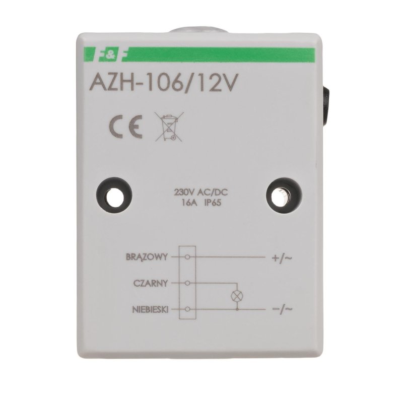 Wyłącznik zmierzchowy w hermetycznej obudowie AZH-106 12 V