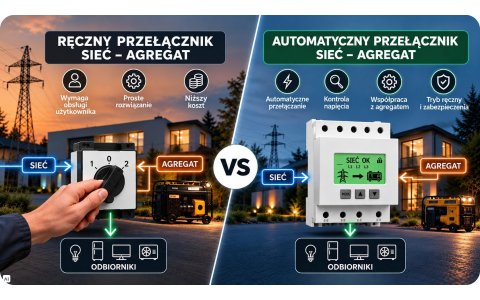  PSR-463-AUTO czy zwykły przełącznik sieć–agregat? Co wybrać?
